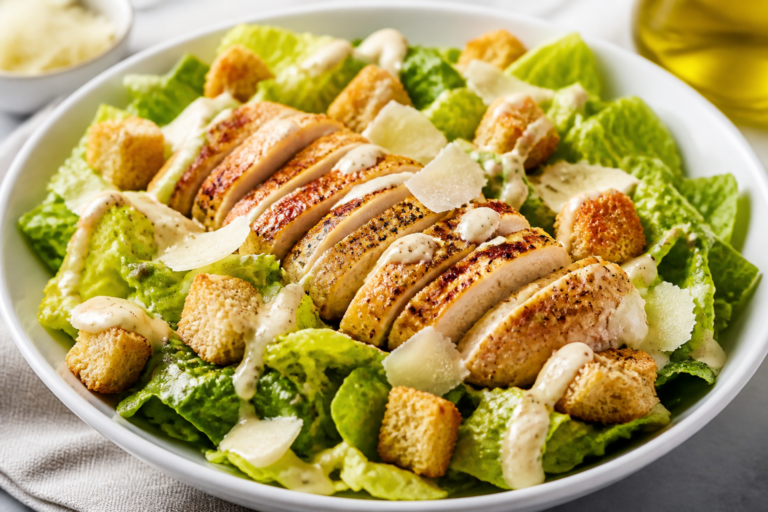 The Absolute Best Chicken Caesar Protein Salad – Big Flavor, Bigger Fuel