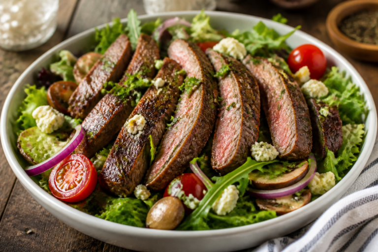 Garlic Butter Steak Salad – A Bright, Hearty Weeknight Favorite