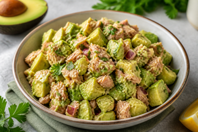 High Protein Avocado Tuna Salad – Quick, Satisfying, and Fresh