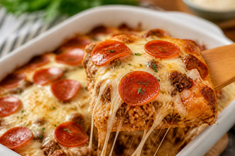High Protein Pizza Casserole – A Cozy, Weeknight-Friendly Favorite