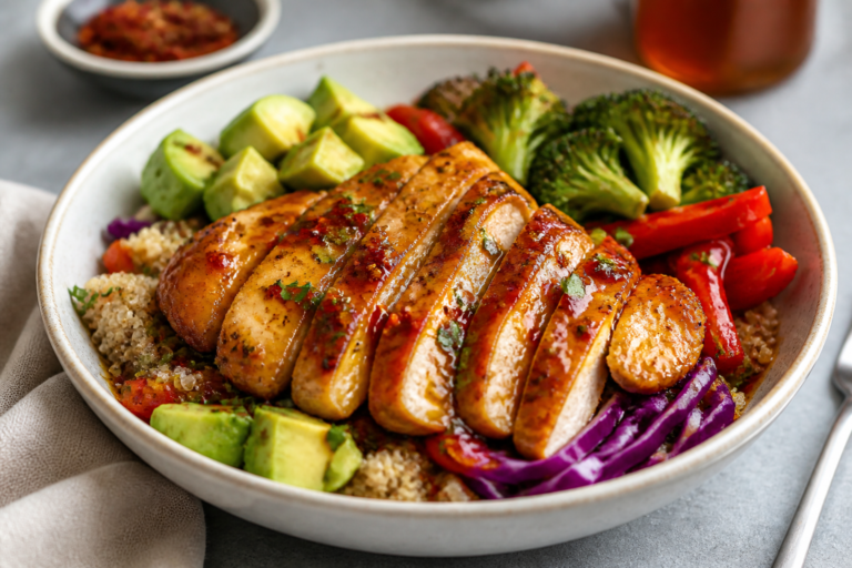 Hot Honey Chicken Protein Bowls – Sweet Heat, Big Flavor
