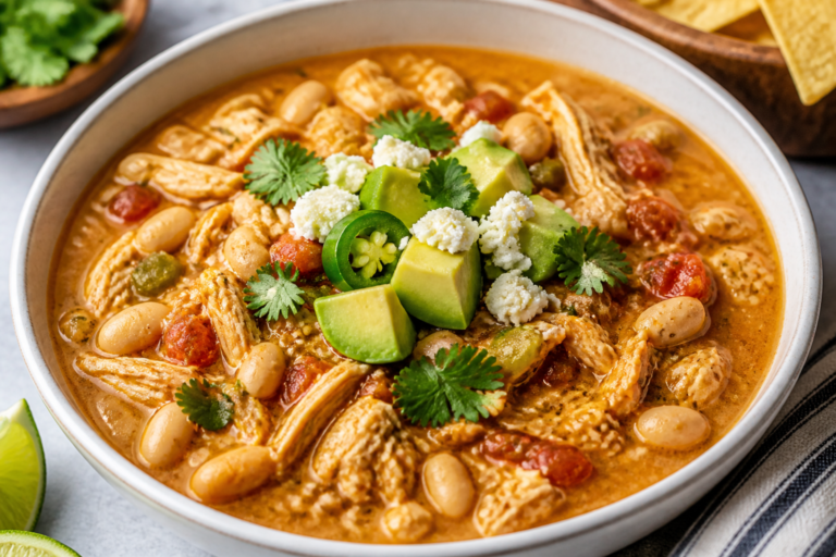 High Protein Chicken Chili – Hearty, Flavorful, and Easy