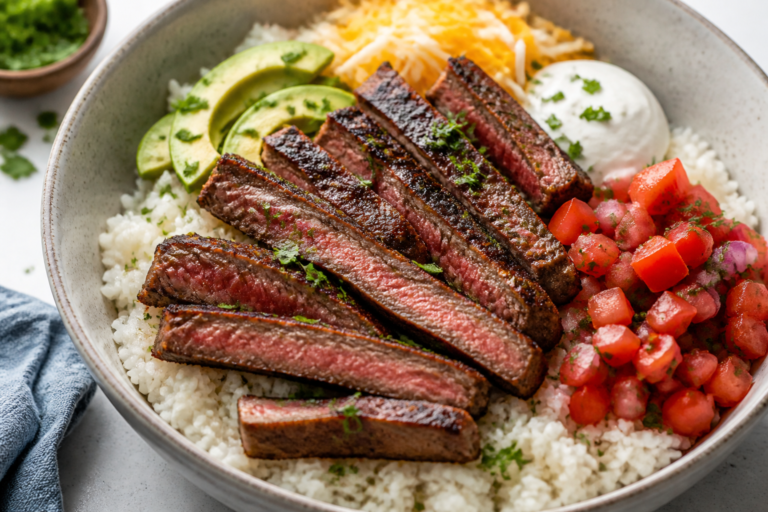 Easy Steak & Rice Bowls – A Fast, Flavor-Packed Weeknight Dinner