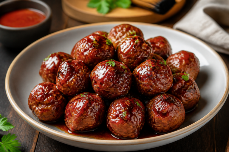 High Protein BBQ Meatballs – Easy, Saucy, and Satisfying