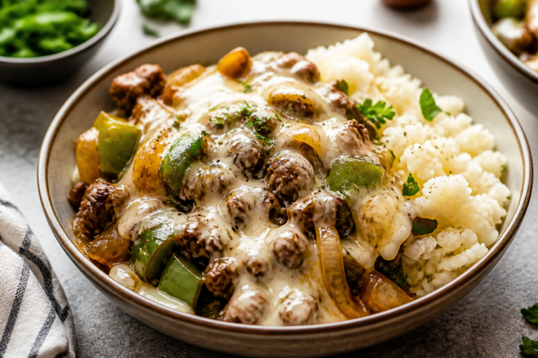 High Protein Philly Cheesesteak Bowls – Big Flavor, No Bread
