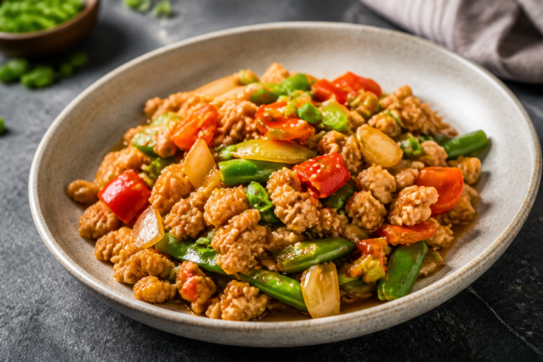 Easy Ground Chicken Stir Fry – Quick, Flavorful, and Weeknight-Friendly