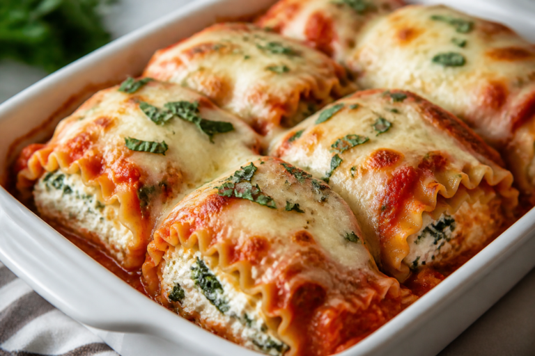 Cottage Cheese Lasagna Rolls – Lighter, Cozy, and Weeknight-Friendly