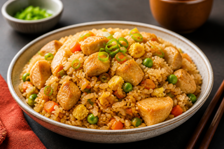 Protein Packed Chicken Fried Rice – Fast, Flavorful, and Satisfying