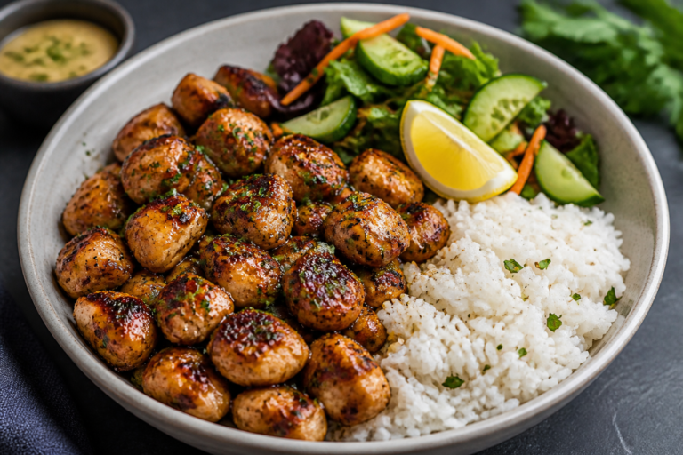 Melt-In-Your-Mouth Garlic Chicken Bowls – Comforting, Simple, and Packed With Flavor