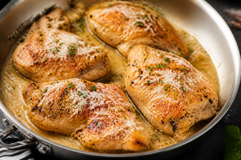 One-Pan Garlic Parmesan Chicken – Comforting, Crispy, and Easy