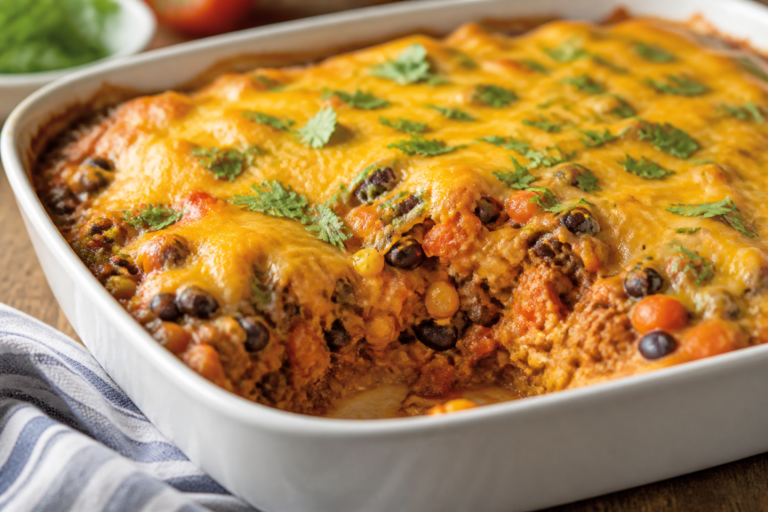 Easy Ground Turkey Taco Bake – A Weeknight Favorite With Big Flavor