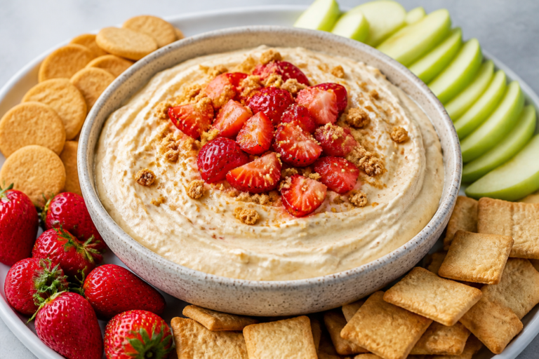 High Protein Cheesecake Dip – Creamy, Light, and Easy