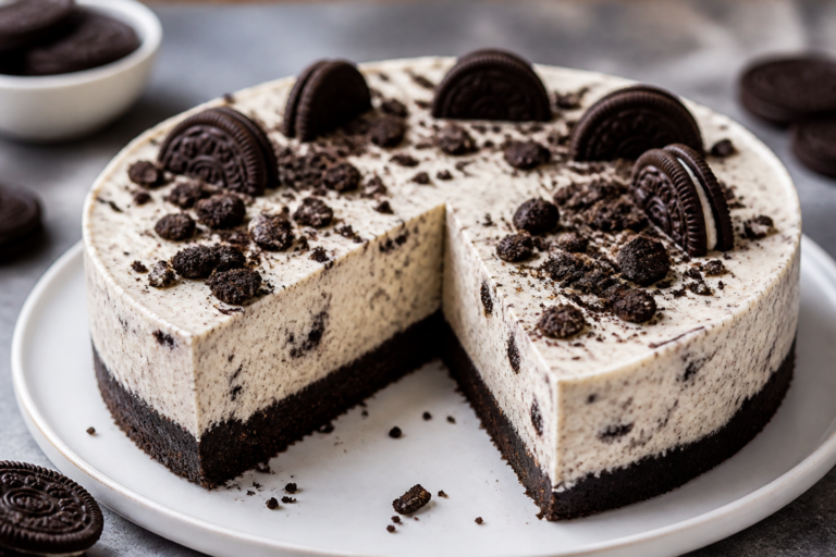 High Protein Cookies and Cream Cheesecake – A Lighter Take on a Classic Dessert