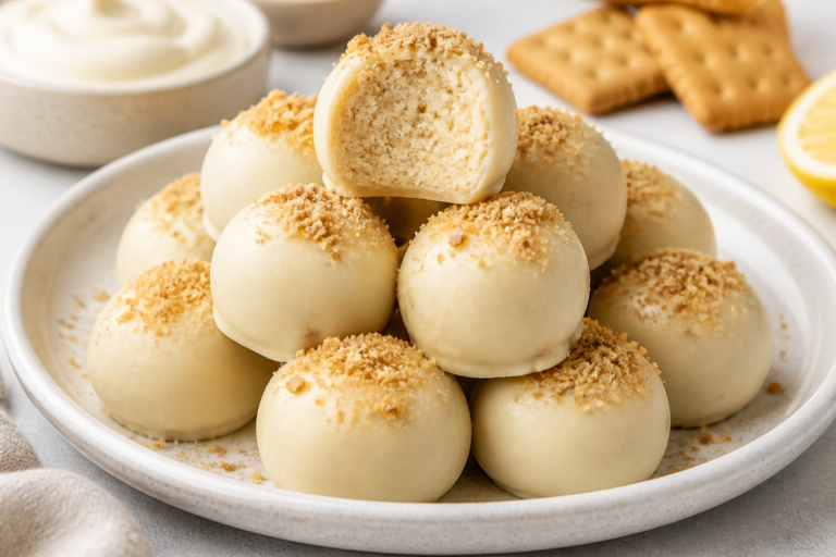 High Protein Cheesecake Protein Balls – A Quick, No-Bake Snack