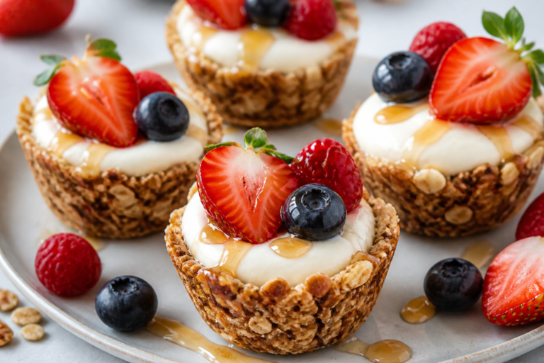 High Protein Cheesecake Granola Cups – A Simple, Satisfying Sweet Snack