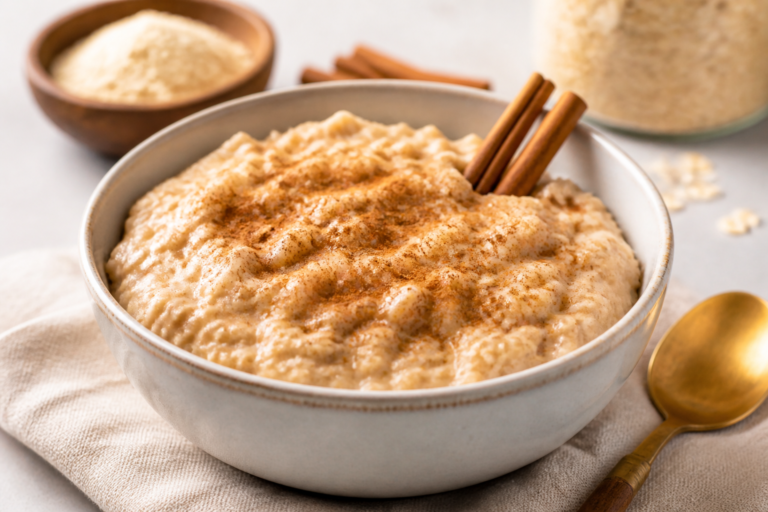 Snickerdoodle Protein Oatmeal – Cozy, Cinnamon-Rich Fuel for Your Morning