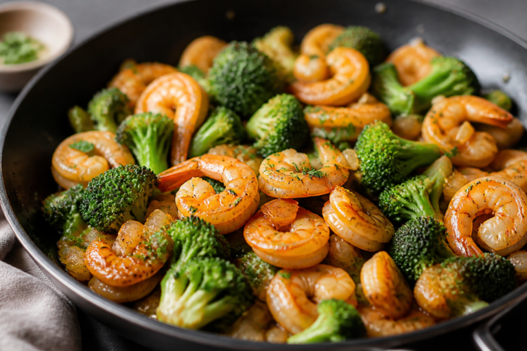 One-Pan Shrimp & Broccoli Protein Dinner – Fast, Flavorful, and Satisfying