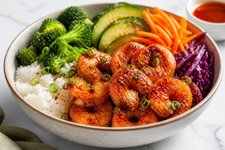 Crispy Hot Honey Shrimp Protein Bowls – Sweet Heat With Serious Crunch