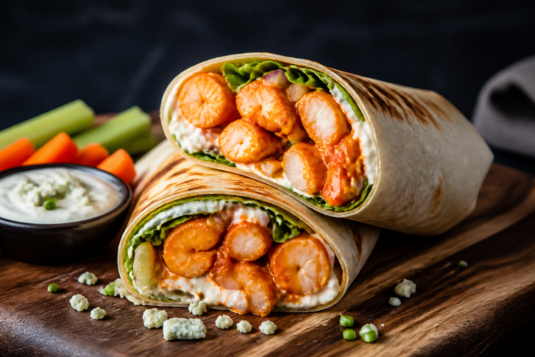 Buffalo Shrimp Protein Wraps – Spicy, Fresh, and Satisfying