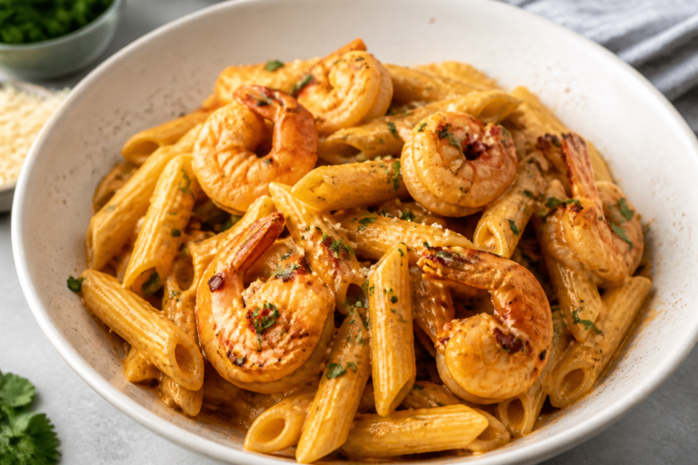 Creamy Chipotle Shrimp Protein Pasta – A Spicy, Satisfying Weeknight Dinner