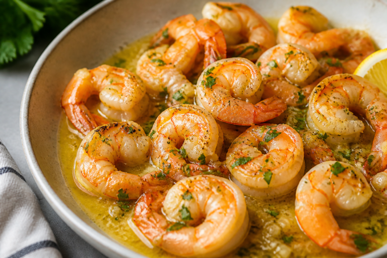 Melt-In-Your-Mouth Garlic Butter Shrimp – Fast, Flavorful, and Comforting