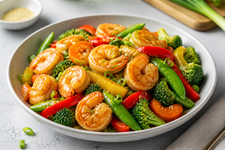 High Protein Shrimp & Veggie Stir Fry – Quick, Fresh, and Satisfying