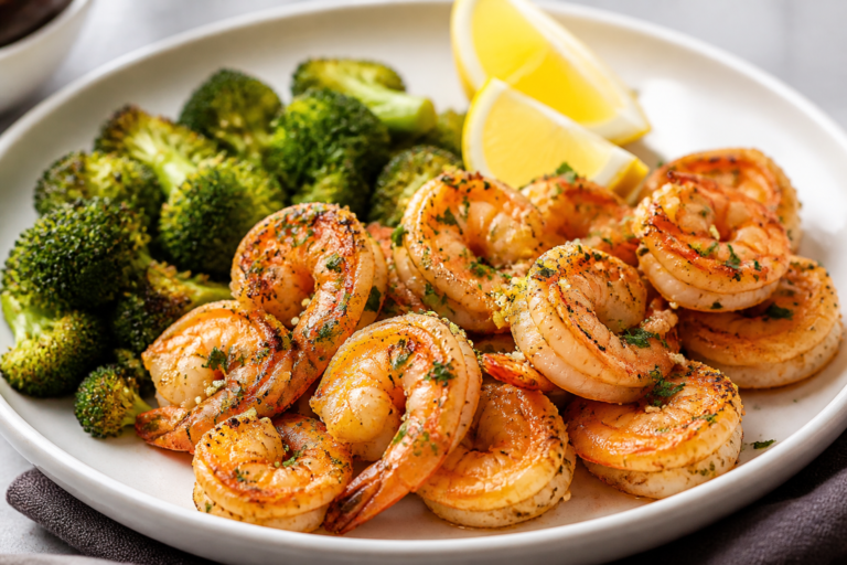 Air Fryer Garlic Parmesan Shrimp Dinner – Fast, Flavorful, and Weeknight-Friendly