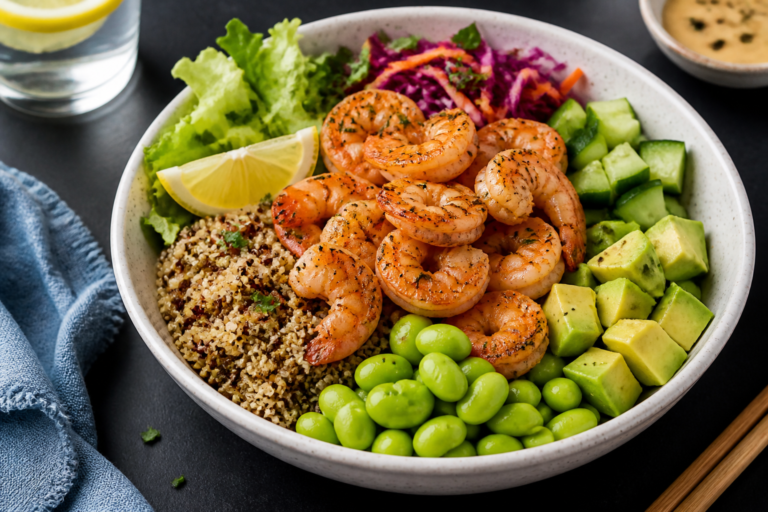 High Protein Shrimp & Quinoa Power Bowls – A Fast, Flavor-Packed Meal