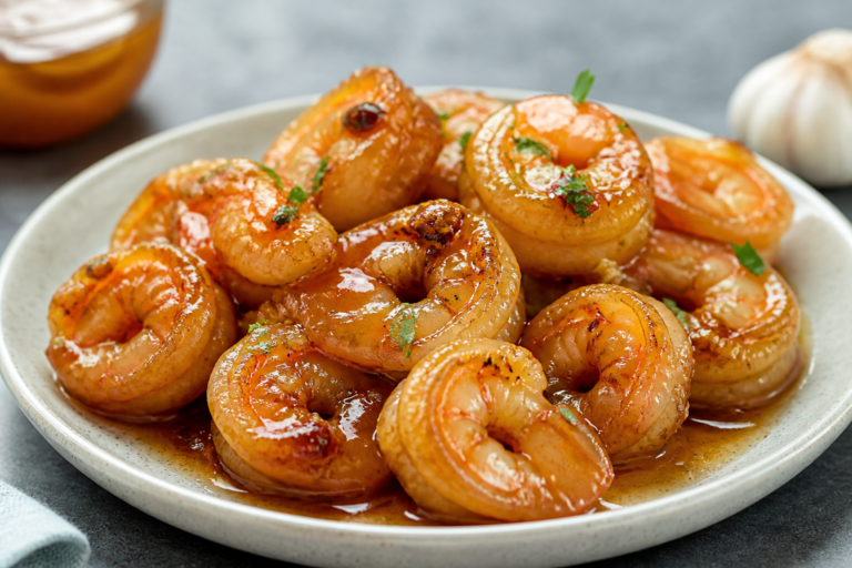 Melt In Your Mouth Honey Garlic Shrimp – Sweet, Savory, and Ready in Minutes