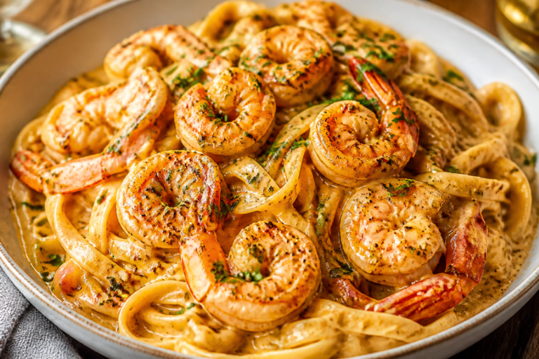 Million Dollar Creamy Cajun Shrimp Pasta – Bold, Comforting, and Weeknight Easy