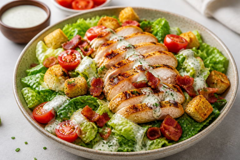 High Protein BLT Ranch Salad – A Fresh, Hearty Twist on a Classic