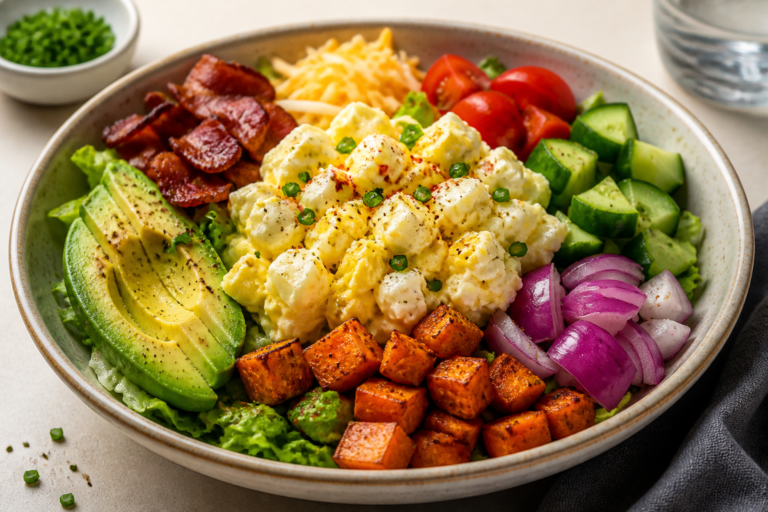 Loaded Egg Salad Protein Bowl – A Fresh, Filling Meal You Can Make Fast