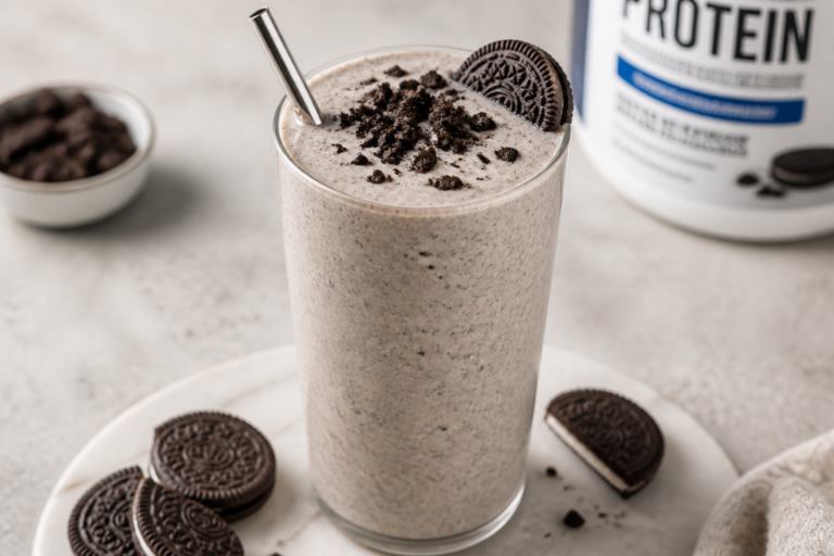 Cookies & Cream Protein Smoothie – Creamy, Satisfying, and Easy