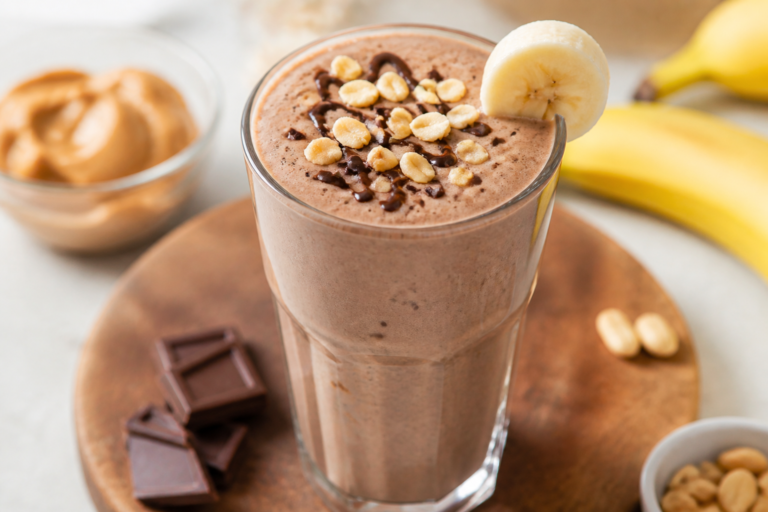 Chocolate Peanut Butter Banana Smoothie – Creamy, Rich, and Satisfying
