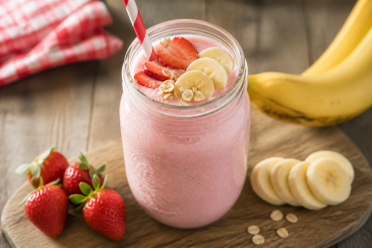 Strawberry Banana Protein Shake – Quick, Creamy, and Satisfying