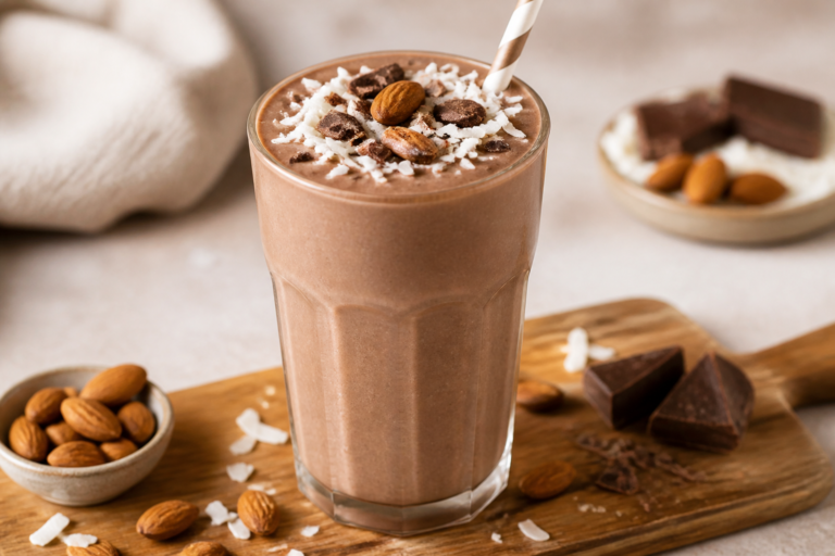 Chocolate Almond Joy Protein Shake – A Creamy, Satisfying Treat With a Protein Boost