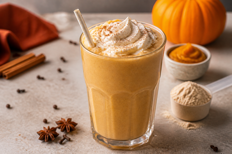 Pumpkin Pie Protein Smoothie – Cozy Flavor, Simple Nutrition