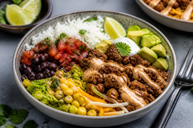 Beef Burrito Protein Bowls – A Satisfying, High-Protein Meal