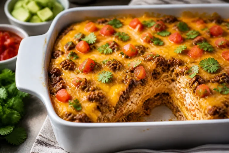 High Protein Beef Taco Casserole – Hearty, Flavor-Packed, and Weeknight-Friendly