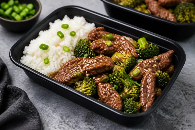 Healthy Mongolian Beef Meal Prep – Easy, Flavorful, and Ready for the Week