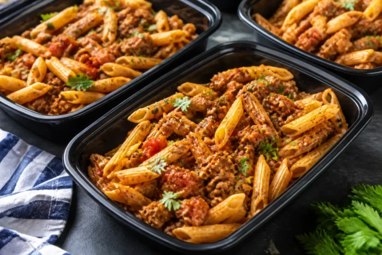 High Protein Beef Pasta Meal Prep – A Simple, Satisfying Weekly Staple
