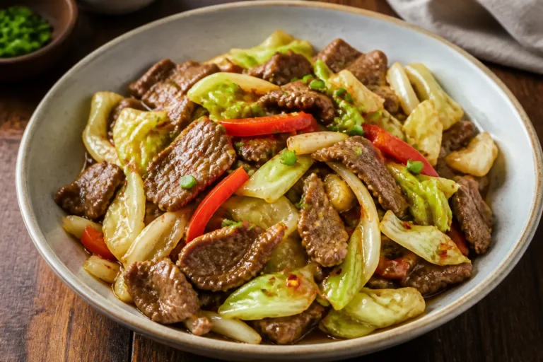 Low Carb Beef and Cabbage Stir Fry – A Fast, Flavorful Weeknight Meal