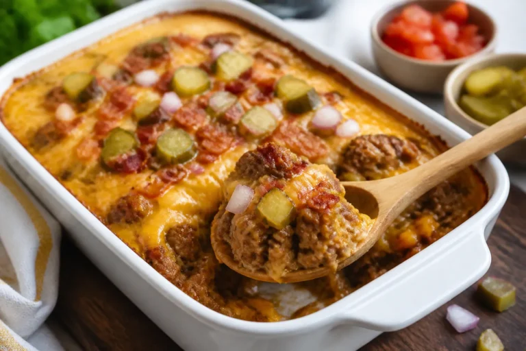 Low Carb Cheeseburger Casserole – A Cozy, Weeknight-Friendly Favorite