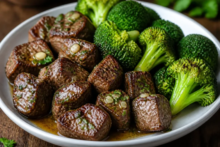 Garlic Butter Steak Bites and Broccoli – Fast, Flavorful, and Satisfying