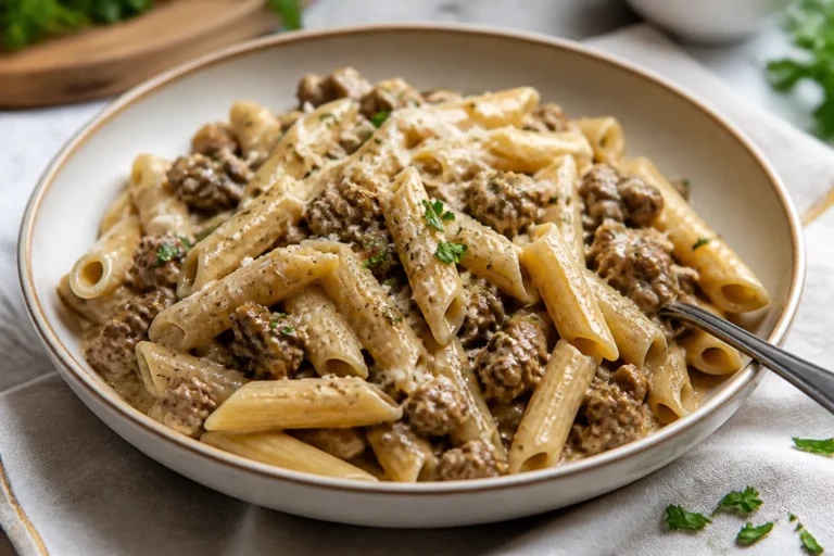 High Protein Creamy Beef Pasta – A Comforting, Satisfying Weeknight Dinner