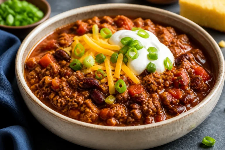 High Protein Beef Chili – Hearty, Flavorful, and Satisfying