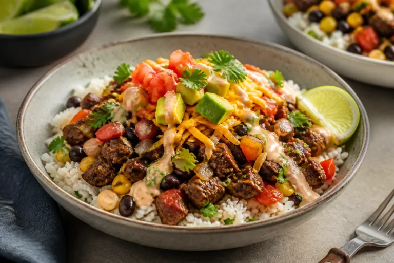 Southwest Beef and Rice Bowls – Colorful, Flavor-Packed, and Weeknight Easy