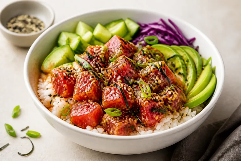 High Protein Spicy Tuna Rice Bowls – Easy, Flavor-Packed Meal Prep