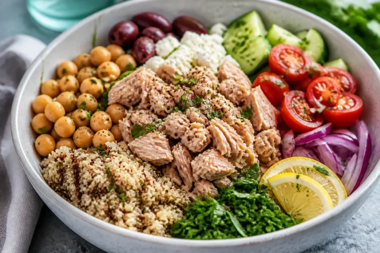 Mediterranean Tuna Power Bowls – Fresh, Bright, and Satisfying