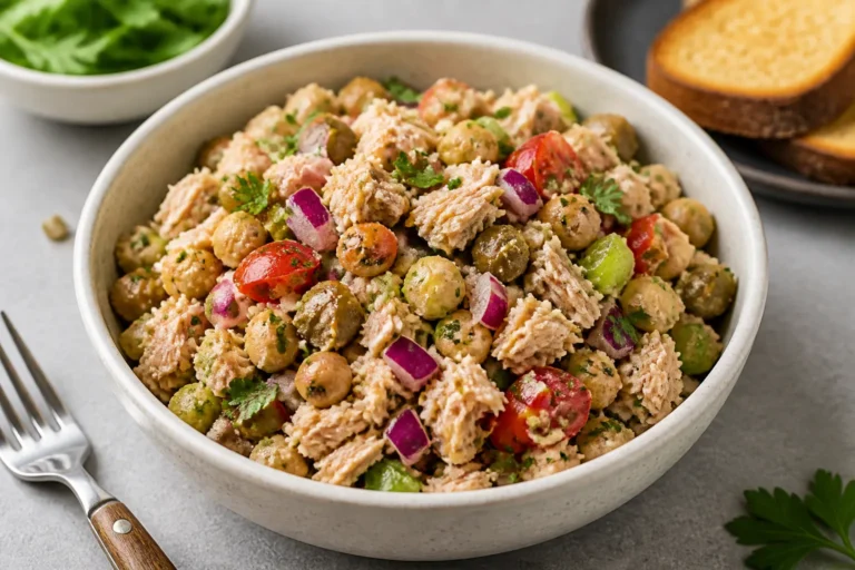 High Protein Tuna Salad Without Mayo – Bright, Creamy, and Satisfying